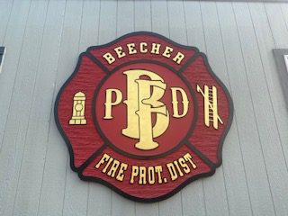 Service Sign for Beecher FD Near Me.